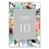 Bohemian Bloemen Boeket Waterverf Kaart (Voorkant)