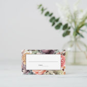 Bohemian Bloemen Boeket Waterverf Plaatskaartje (Staand voorkant)