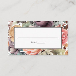 Bohemian Bloemen Boeket Waterverf Plaatskaartje