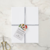 Bohemian Bloemen Bruiloft Welkomsttas Cadeaulabel (Met Touw)