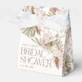 Bohemian Bloemen & Veren Douche Bedankdoosjes (Voorkant Zijde)