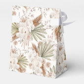 Bohemian Bloemen & Veren Douche Bedankdoosjes (Achterkant)