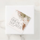 Bohemian Bloemen & Veren Douche Bedankjes Labels (In situ)