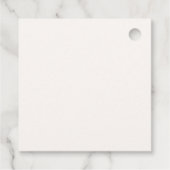 Bohemian Bloemen & Veren Douche Bedankjes Labels (Achterkant)