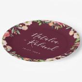 Bohemian Blooms Floral Lijst Papier Bord (Gekanteld)