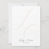 Bohemian Blooms Modern Arch Boho Wedding Kaart (Achterkant)