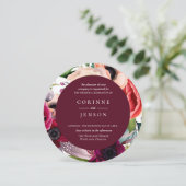 Bohemian Blooms Weddenschap Kaart (Staand voorkant)