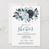 Bohemian Blue Bridal Shower Kaart (Voorkant)