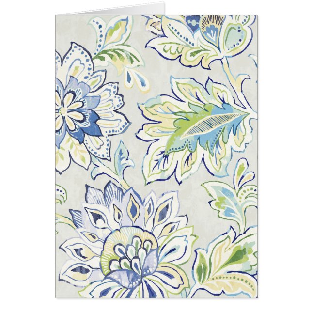 Bohemian Blue Flower (Voorkant)