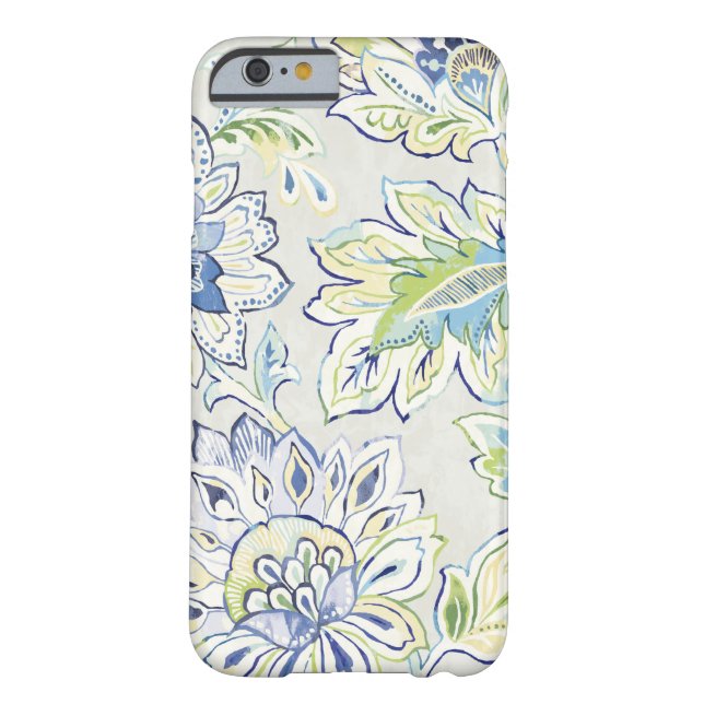 Bohemian Blue Flower Case-Mate iPhone Case (Achterkant)