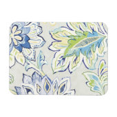 Bohemian Blue Flower Magneet (Horizontaal)