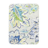 Bohemian Blue Flower Magneet (Verticaal)