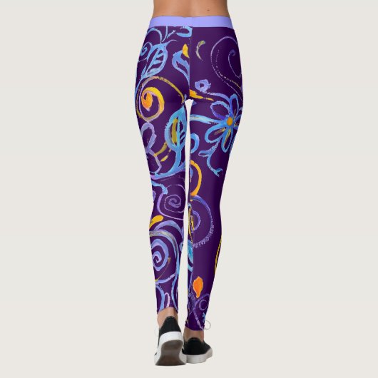 Bohemian Blue Leggings (Achterkant)
