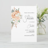 Bohemian Blush Brown groen, wit Kaart (Staand voorkant)