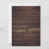 Bohemian Blush Pink Mason Jar Bloemen Huwelijk Kaart (Achterkant)