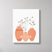 Bohemian Boho Art Abstracte stretched canvas Print (Voorkant)