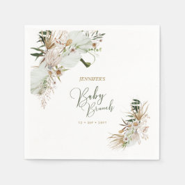 Bohemian Boho Baby shower Brunch Decor Napkins Servet