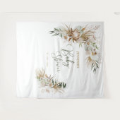 Bohemian Boho Baby Shower Decoratie Achtergrond Wandkleed (Voorkant (horizontaal))