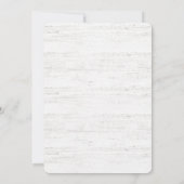 Bohemian Boho Burgundy Red Agenda bewaart de datum Kaart (Achterkant)