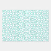 Bohemian Boho Chic Feather Pattern Inpakpapier Vel (Voorkant 2)