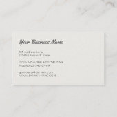 Bohemian Boho Colorful Waterverf Feathers Visitekaartje (Achterkant)