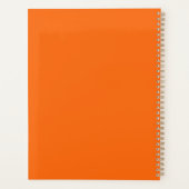  Bohemian boho floral colorful whimsical Planner (Achterkant)