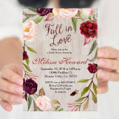 Bohemian Boho Floral Krans Uitnodiging