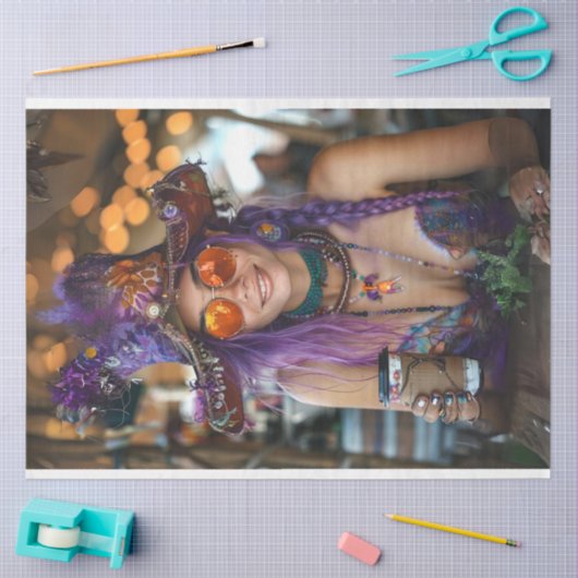 Bohemian Boho Hippie Chic Decoupage Tissuepapier (Craft)