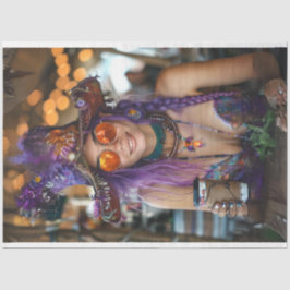 Bohemian Boho Hippie Chic Decoupage Tissuepapier