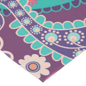 Bohemian Boho MOD Hippy Chic Flower Pattern Medium Tafelloper (Hoek)