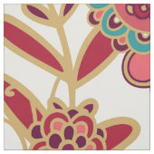 Bohemian Boho MOD Hippy Chic Flower Pattern Stof (Swatch)