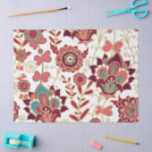 Bohemian Boho MOD Hippy Chic Flower Pattern Tissuepapier (Craft)