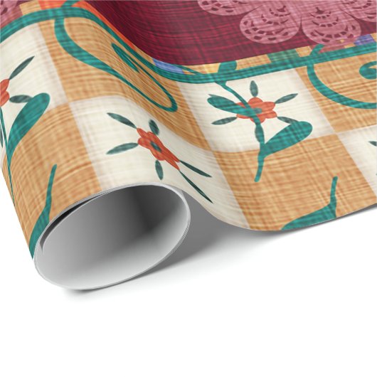 Bohemian Boho MOD Hippy Chic Pattern Cadeaupapier (Rol Hoek)