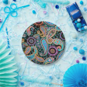 Bohemian Boho MOD Pattern Papieren Bordje (Feest)