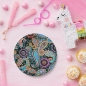 Bohemian Boho MOD Pattern Papieren Bordje (Feest)