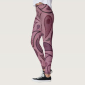BOHEMIAN BOHO PINK PAISLEY YOGA PANTS LEGGINGS (Links)