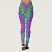 BOHEMIAN BOHO PINK YOGA PANTS LEGGINGS (Achterkant)