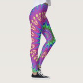 BOHEMIAN BOHO PINK YOGA PANTS LEGGINGS (Rechts)