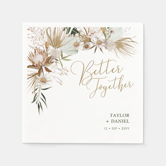 Bohemian Boho Wedding Decor Napkins Servet (Voorkant)