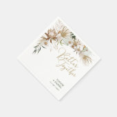 Bohemian Boho Wedding Decor Napkins Servet (Hoek)
