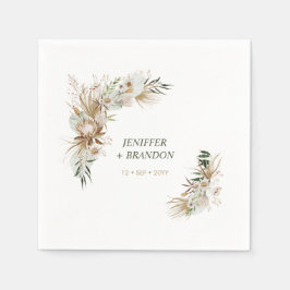 Bohemian Boho Wedding Decor Napkins Servet