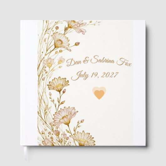 Bohemian, botanical style  gastenboek (Voorkant)