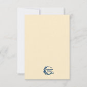 Bohemian, botanical style Response RSVP Kaartje (Achterkant)