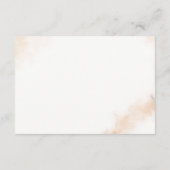 Bohemian Botanical Wedding Details Enclosure Kaart (Achterkant)