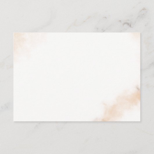 Bohemian Botanical Wedding Details Enclosure Kaart (Achterkant)