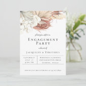 Bohemian Botanicals Engagement Party Aankondiging (Staand voorkant)