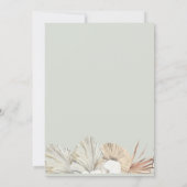 Bohemian Botanicals Engagement Party Aankondiging (Achterkant)