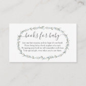 Bohemian Boy Book in lieu, boeken voor baby insert Informatiekaartje (Voorkant)