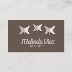 Bohemian Butterflies Beauty Eyelashes Salon  Bedri Visitekaartje