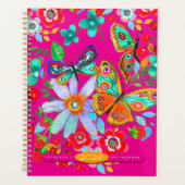 Bohemian Butterfly Floral 2026 Day Planner (Voorkant)